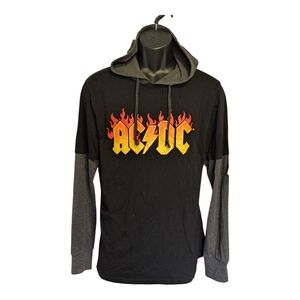 AC/DC Gray and Black Tag